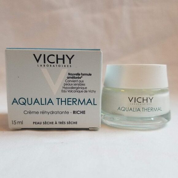 Vichy Aqualia Thermal Rich Cream Moisturizer 15 ml / 0.51 fl oz - Picture 1 of 9